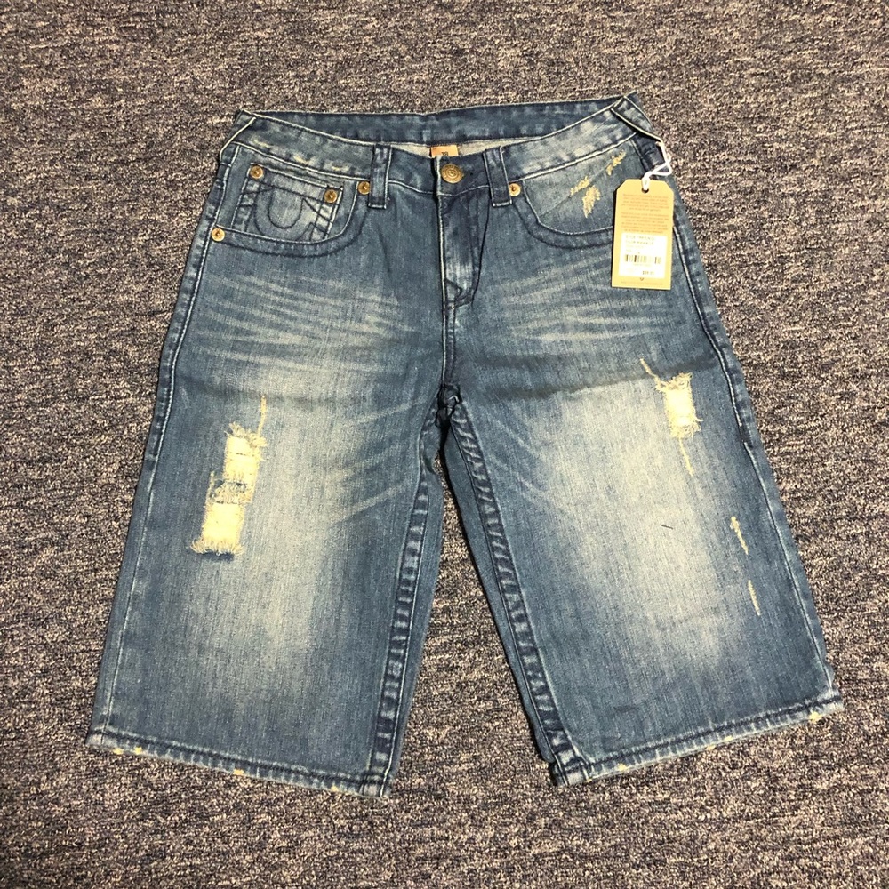 Boys True Religion Jean Shorts